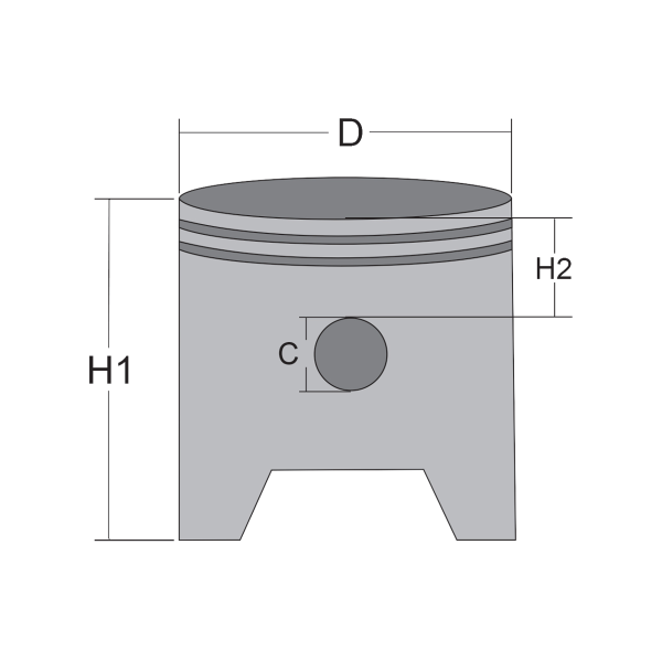 PISTAO B&S 3 HP 0,20