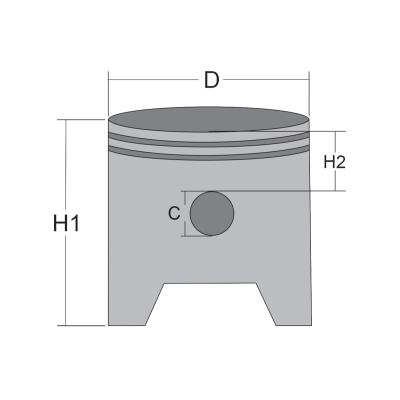 PISTAO B&S 4 HP STD (70,64mm)
