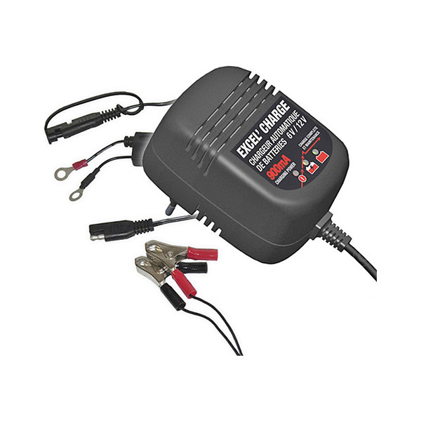 CARREGADOR BATERIA EXCEL CHARGE XL900 (6 & 12V)